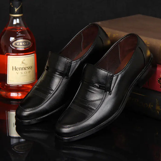 Men's Business Suits and Casual Leather Shoes Set